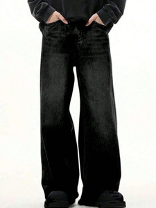 YAMEET Baggy Fit Black Jeans - Image 6