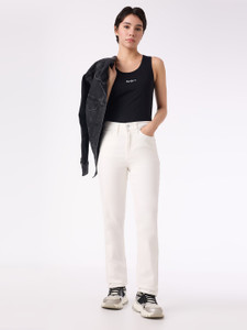 Pepe Jeans Regular Women White Jeans
