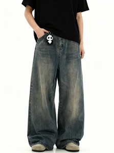Sky Collection Loose Fit Men Blue Jeans - Image 6