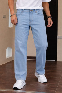 HANGERHOOD Straight Fit Men Blue Jeans - Image 6