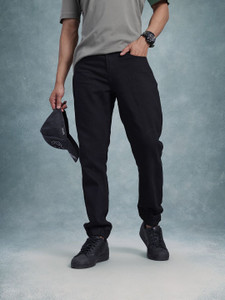 Roadster Jogger Fit Men Black Jeans