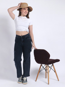 Hayler Straight Fit Women Black Jeans