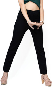 Arthway Slim Women Black Jeans