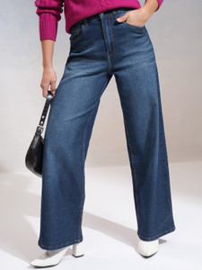 Tokyo Talkies Boot-Leg Women Blue Jeans