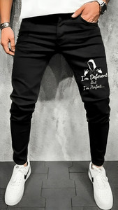 Gruff Slim Men Black Jeans