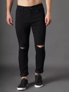 linaria Slim Men Black Jeans