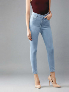TYFFYN Slim Women Light Blue Jeans
