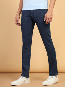 Wrangler Slim Men Dark Blue Jeans
