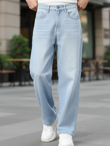 Urbano Fashion Loose Fit Men Light Blue Jeans - Image 6
