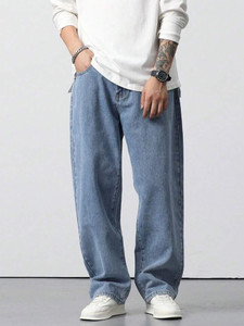Rockwell Loose Fit Men Light Blue Jeans
