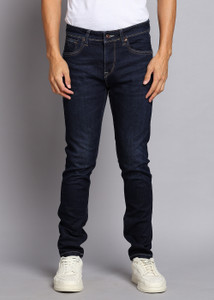 LAWMAN Skinny Men Dark Blue Jeans