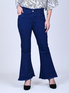 URBAN A-LINE Flared Women Blue Jeans