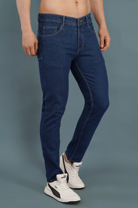 NIVASU Slim Men Dark Blue Jeans