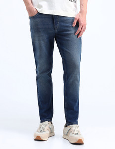 FLYING MACHINE Tapered Fit Men Purple Jeans