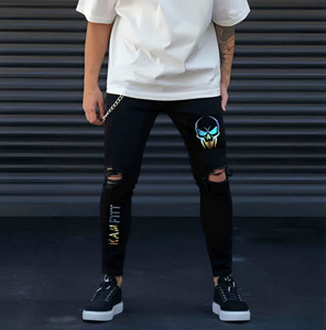 Gruff Slim Men Black Jeans