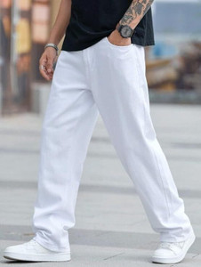 CABRRR Loose Fit Men White Jeans - Image 5