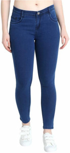 JAINRIK Slim Women Dark Blue Jeans