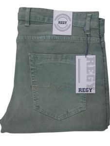 REGY Slim Men Green Jeans