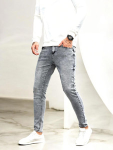 AIRCRAFTJEANS Relaxed Fit Men Grey Jeans