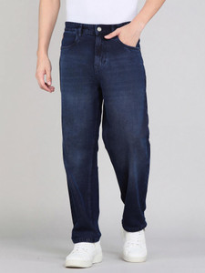 WROGN Loose Fit Men Blue Jeans