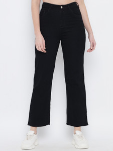 GUTI Flared Women Black Jeans