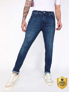 FLYING MACHINE Slim Men Dark Blue Jeans