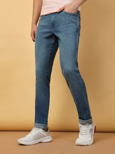 Wrangler Slim Men Dark Blue Jeans