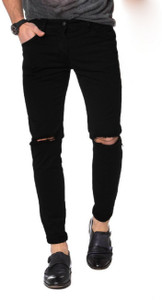 ShopGlobal Slim Men Black Jeans