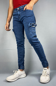 ZALTA Boyfriend Men Dark Blue Jeans