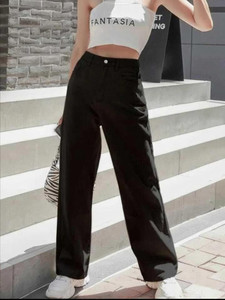 Hayler Straight Fit Women Black Jeans