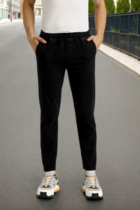 Urbano Fashion Jogger Fit Men Black Jeans