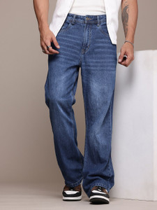 Roadster Flared Men Blue Jeans