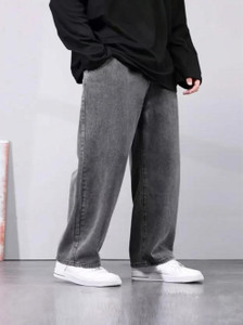 Playfeel Regular Men Grey Jeans