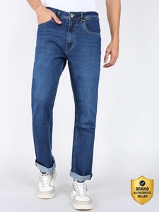 BEING HUMAN Boot-Leg Men Blue Jeans