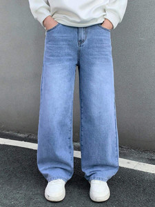 MERRYNX Straight Fit Men Light Blue Jeans - Image 6