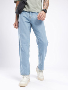 Glitchez Straight Fit Men Blue Jeans - Image 6