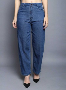 FashionFibre Regular Women Dark Blue Jeans
