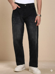 RKDENIM Loose Fit Men Dark Grey Jeans - Image 5
