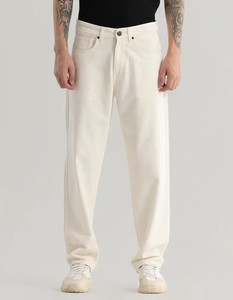 DENIM Straight Fit Men White Jeans - Image 5