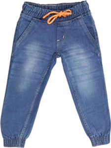 Refocus Jogger Fit Boys Light Blue Jeans