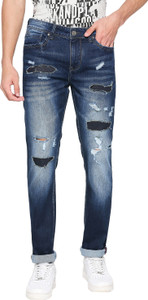 BEING HUMAN Slim Men Blue Jeans