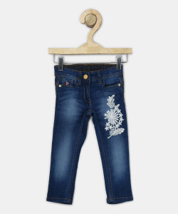 U.S. POLO ASSN. Regular Baby Girls Blue Jeans