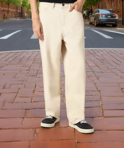 Urbano Fashion Loose Fit Men Beige Jeans