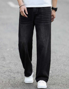 RKDENIM Straight Fit Men Dark Grey Jeans