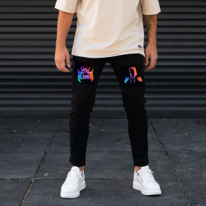 KAZAMAJEANS Jogger Fit Men Black Jeans