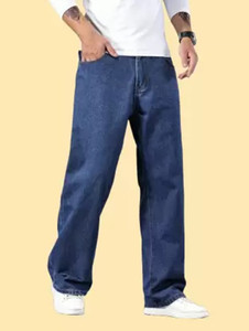 linaria Loose Fit Men Dark Blue Jeans