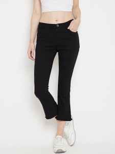Nifty Boot-Leg Women Black Jeans