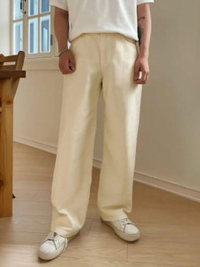 LUMINOIRE Loose Fit Men Beige Jeans - Image 4