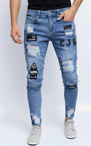 BOLDEDGE Skinny Men Light Blue Jeans