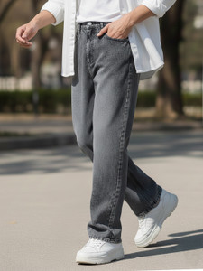 Urbano Fashion Loose Fit Men Grey Jeans - Image 6